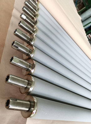 2.5mm Wall Thick Gas Porous Sintered Metal Filter Elements