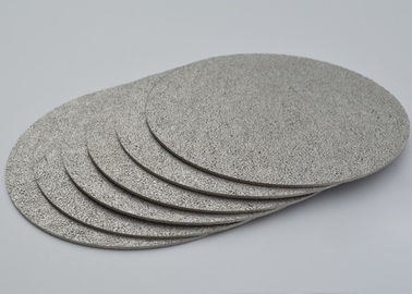 Purification Sintered Metal Filter Disc High Mechanical Strength  No Particles Fall Off