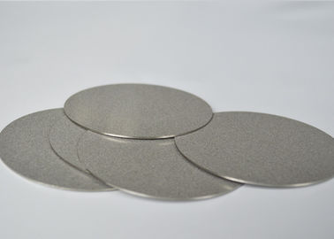 Stainless Steel Sintered Porous Filter Round Disc Gas Diffusion