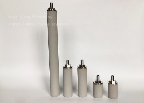 SS316L Sintered Filter Cartridge backwash reusable, bubble diffusion and gas purifucation