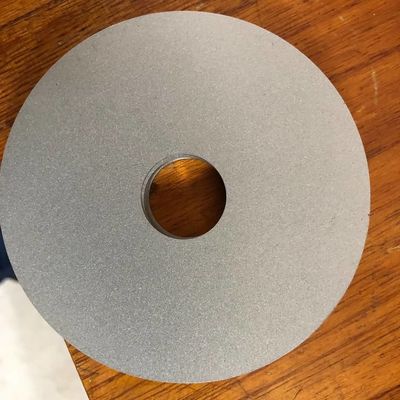 The precision finishing and filtration or separation of corrosive gas metal sintered disc filter