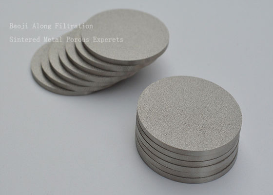 Medical Biofiltration Porous Sintered Metal Filter Disc Without Particle Shedding